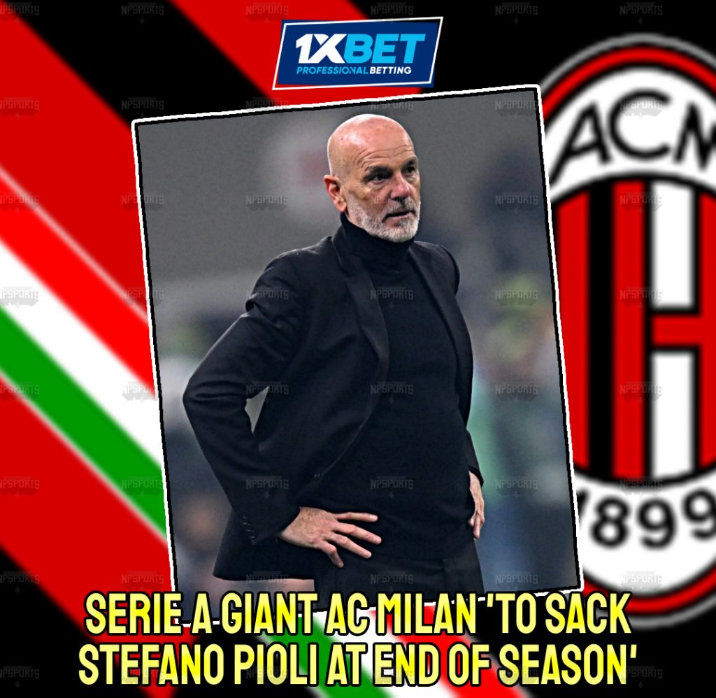 AC Milan to fire Stefano Pioli at the end of the season
