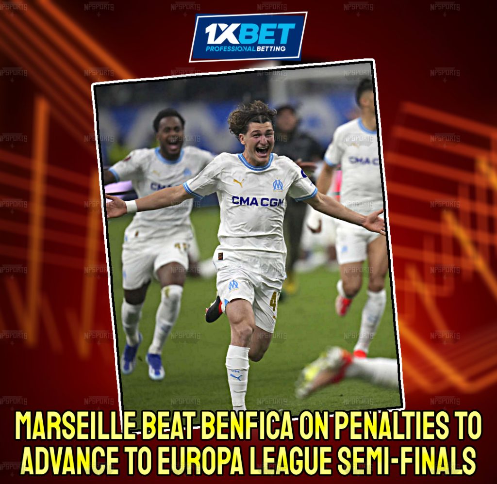 Olympique Marseille advance to Europa League Semi-Finals 