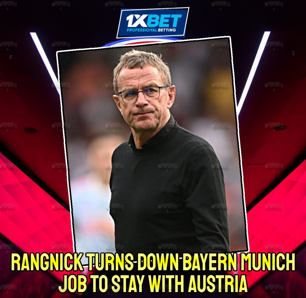 Ralf Rangnick 'turns down Bayern Munich's Offer'